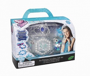 Набор для создания украшений из серии Ледяная красавица, с бисером, диадемой и браслетами (Tasia, TAL08148)